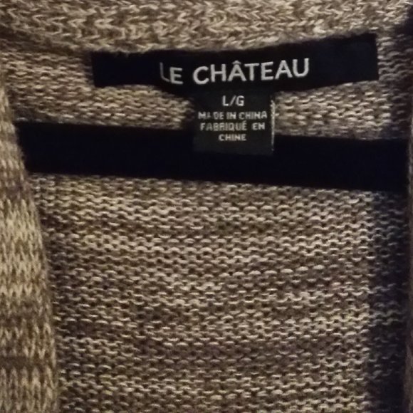 Le Chateau Cardigan Sz L - Picture 3 of 5